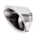 COMBAT SHORTY END CAP 4.5" CHROME (IT)