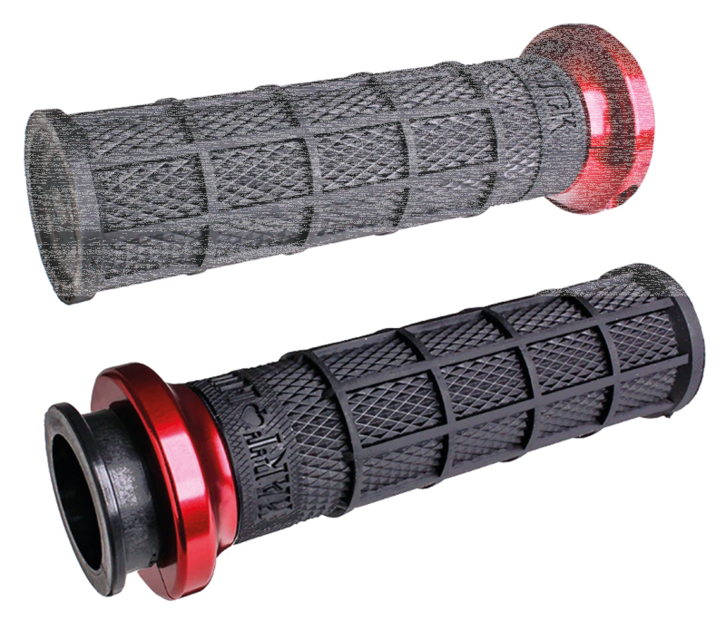 Hart Luck lock-on Indian grip Blk/blk/re (IT)