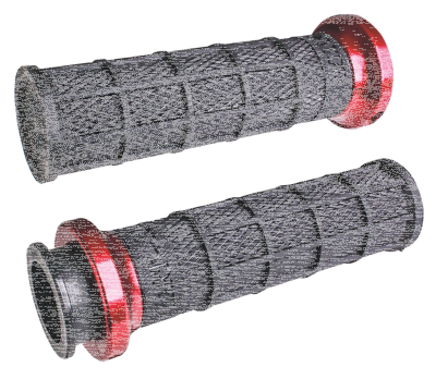 Hart Luck lock-on Indian grip Blk/blk/re (IT)