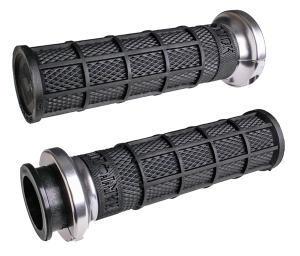 Hart Luck lock-on Indian grip Blk/blk/si (IT)
