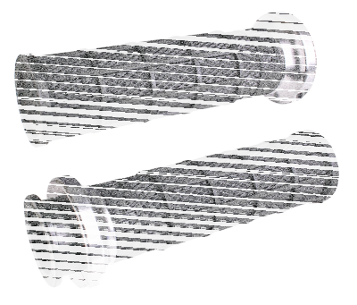 Hart Luck lock-on Indian grip Blk/blk/si (IT)
