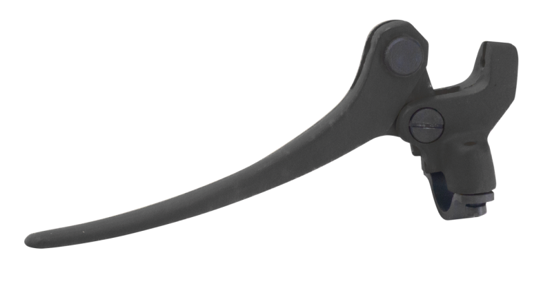 Handbrake lever w/bracket blk/chr 41-52 (IT)