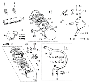Clamp, plate to frame WLA/WLC set of 2 (IT)
