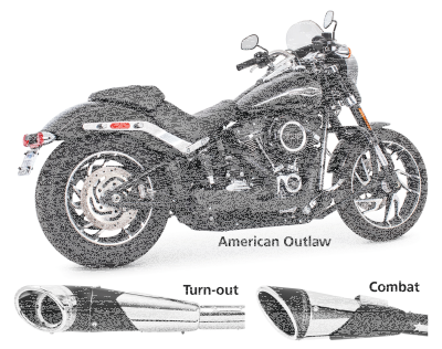 US OUTLAW LOW 2-1 COMBO BLK F*ST86-17 (IT)