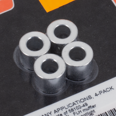 Zinc spacers, .3125"x.625"x.500", set/4 (IT)
