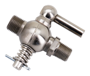 Nickel plated petrol valve 1916-1939 (IT)