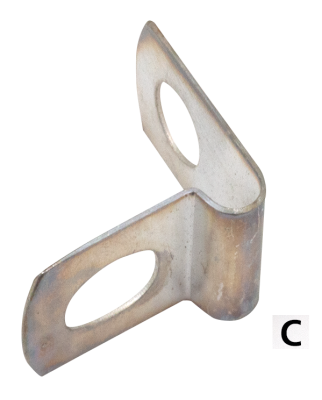 WhPltd Brake Cable Clamp WL40-52