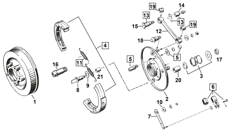 Bushing, brake shaft operating BT, WLC (IT)