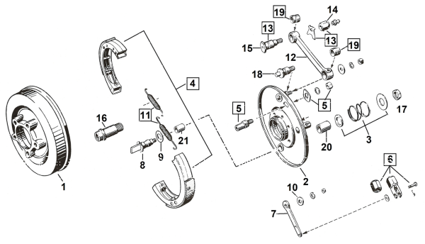 Bushing brake side cover BT36-48+WLC (IT)