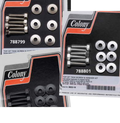 Tank top strip O.S. screw/washer kit Nck (IT)