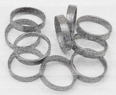 10pck GASKET,EXHAUST,TAPERED STAINLESS (IT)