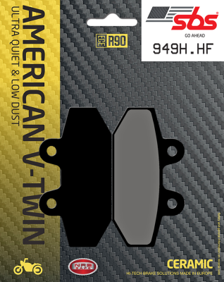 SBS HF Rear brake pads ST18-UP (IT)