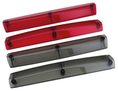 Tour Pak side smoked markerlamp lens set