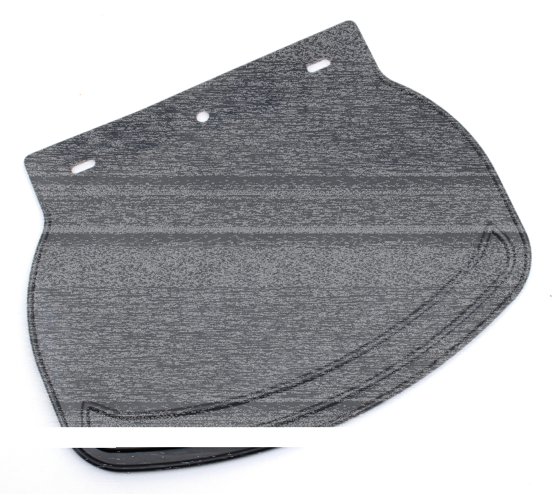 Rubber Mud Flap Plain Black (IT)