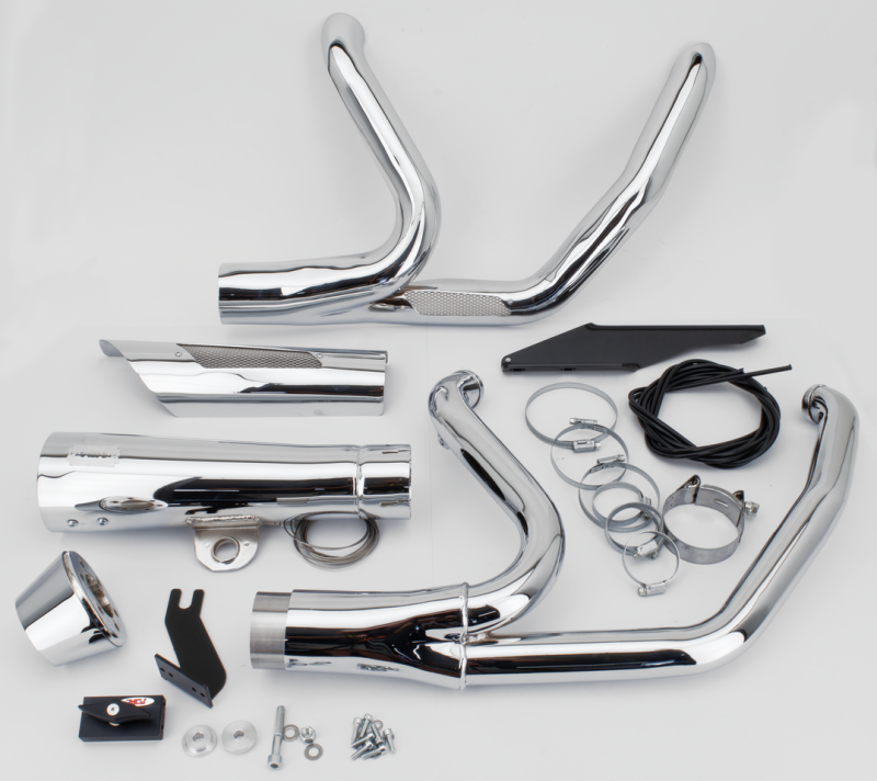 MCJ 2-1 Shorty FLH/T21-Up Chrome (IT)