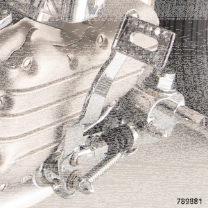 Chrome rear brake pedal BT58-69 (IT)