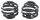 Barrel Seat Springs 2" Black (IT)