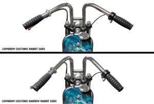 Rabbit 1" Handlebars Dimpled Chrome (IT)