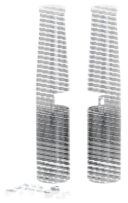 Fork Covers 39mm Black XL87-22 (IT)