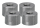 1-1/2" Bungs 5/16-18" Thread 4Pck