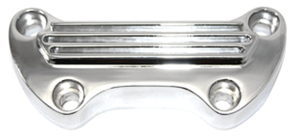 Top Riser Clamp Finned 1" Chr HD73-Up (IT)