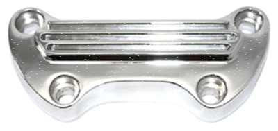Top Riser Clamp Finned 1" Chr HD73-Up (IT)