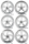White price code Ricks V-Rod wheel (IT)