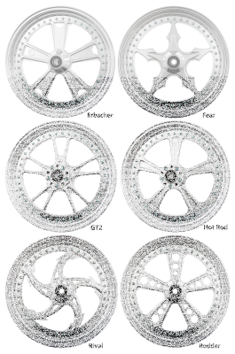 Blue Pricecode Ricks V-Rod wheels (IT)