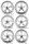 White Pricecode Ricks V-Rod wheels (IT)