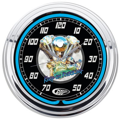Zodiac "Knucklehead" Neon Clock 15" (IT)