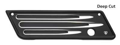 DC SDDLBG LATCH COVERS FLH/T14-UP BLACK