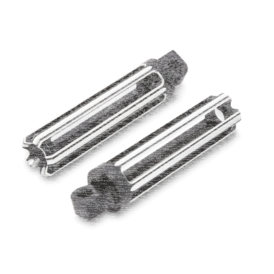 10-GAUGE FOOT PEGS BK (IT)