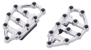 Ness MX Passenger Floorboards - Chrome