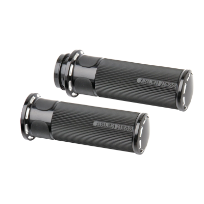 SLOT TRACK GRIPS, H-D, CBL LONG, BLK (IT)