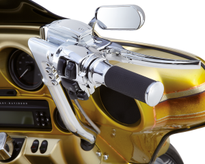 SMOOTHIE  GRIPS, H-D, CBL LONG, CHR (IT)