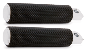 KNURLED RUBBER FTPGS, CHR (IT)
