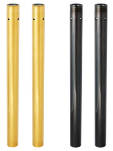 Black Fork Tubes 24.875" 49mm FLH/T17-Up