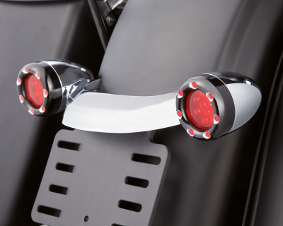 RED LENS KIT, BLK RING w/RED LED