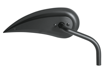 RAD-III TEARDROP MIRROR, BLK, RIGHT (HD