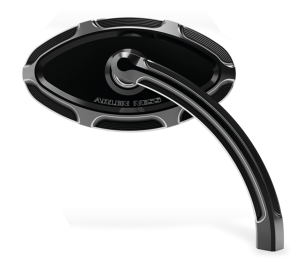 BEVELED MIRROR  LEFT  BLACK