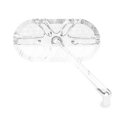 Deep cut Caged series chr mirror right (IT)