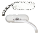 CHROME MINI OVAL MIRROR LEFT (IT)