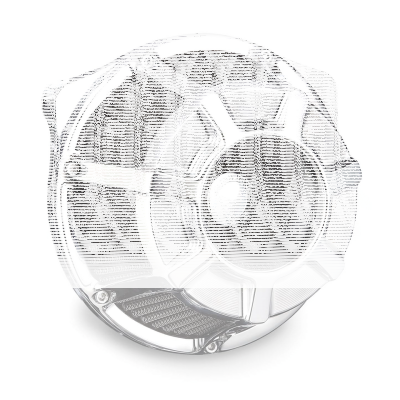 BEVELLED INVERTED A/C XL88-UP CHR (IT)