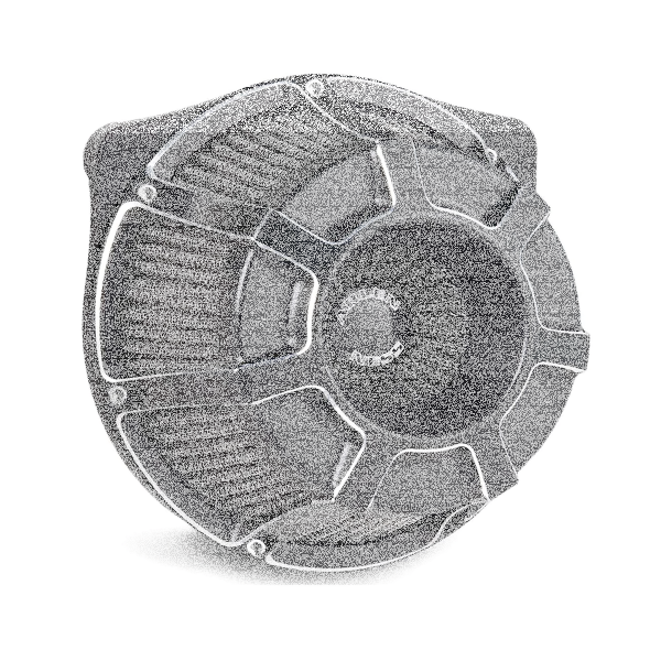 BEVELLED INVERTED A/C XL88-UP BLCK (IT)