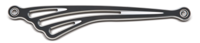 DEEP CUT FLAT SHIFT ROD, BLK FLH/T80-up (IT)