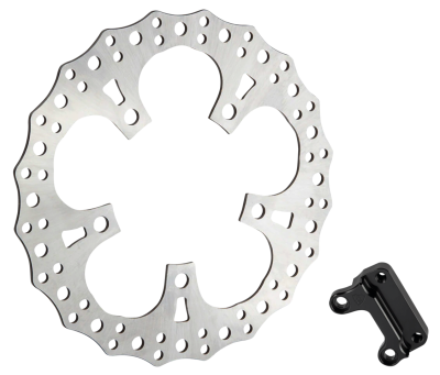 LH 13" Jagged Brake Rotor kit FLH/T14-UP (IT)
