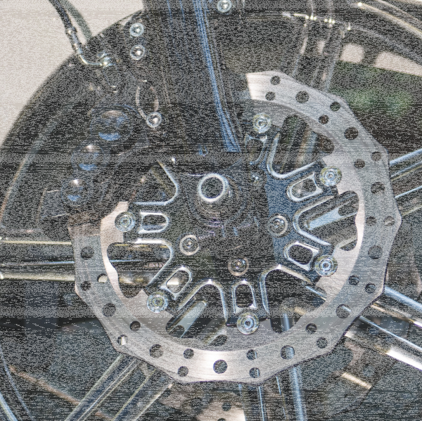 11,8" 7-Valve Brake Rotor, Black (IT)