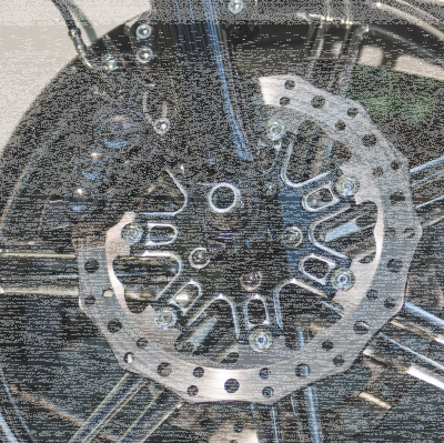 11,8" 7-Valve Brake Rotor, Black (IT)