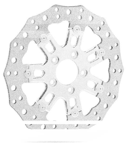 11,8" 7-Valve Brake Rotor, Chrome (IT)