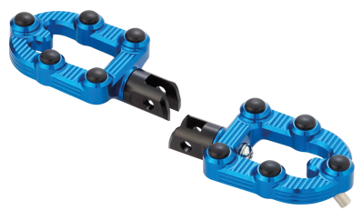Ness MX Foot Pegs Blue STD Male Mount (IT)